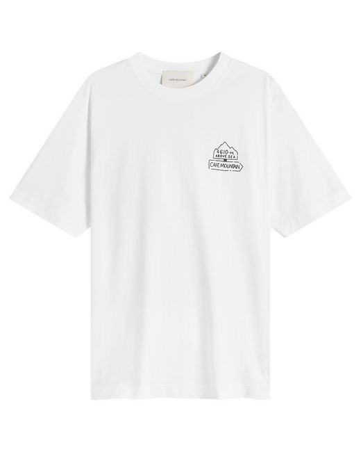 Cafe Mountain White Refuge T-Shirt for men