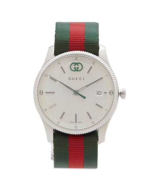 Gucci Metallic G-Timeless 38Mm Web Watch for men