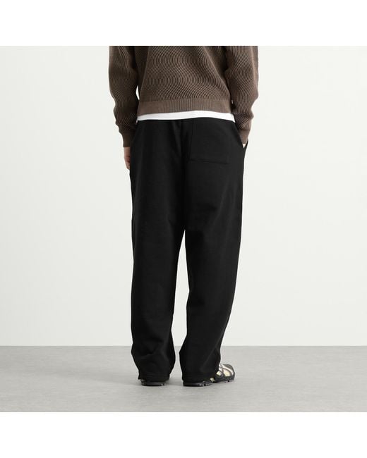 Dime Black Cursive Small Logo Sweatpants for men