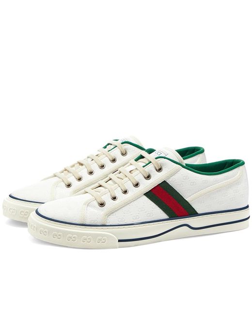 Gucci Men's Tennis 1977 Canvas Low-top Trainers in White for Men 