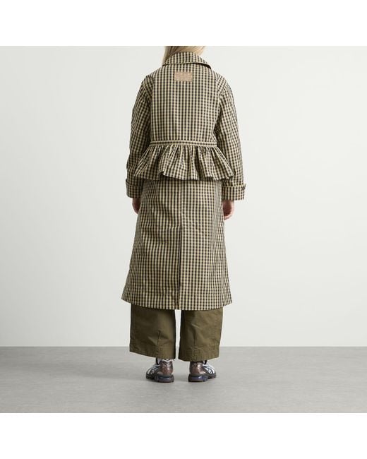 Damson Madder Natural Myrtle Trench Coat