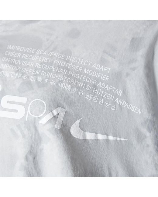 Nike Gray U Nrg Ispa Metamorph Poncho
