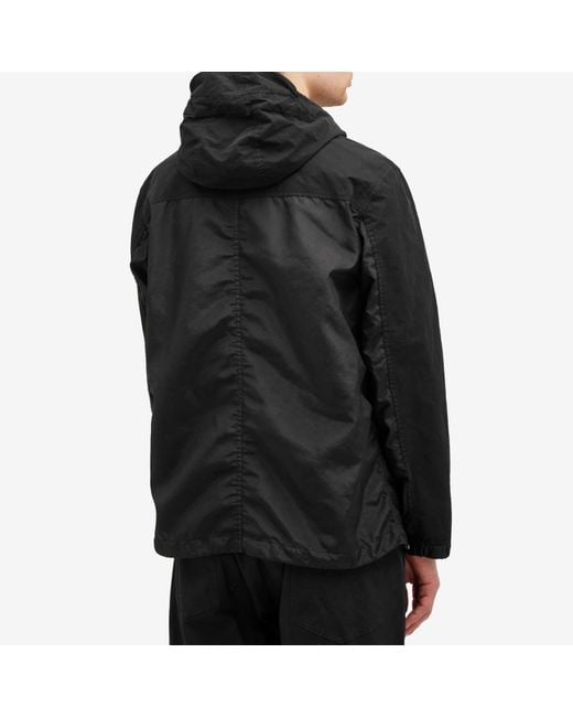 Stone Island Black Polyester Tela & David Light-Tc Jacket for men