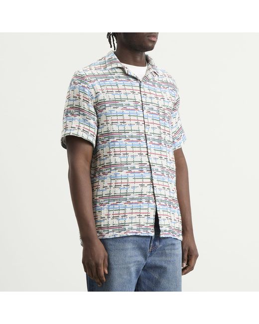 Portuguese Flannel Blue Move Vacation Shirt for men