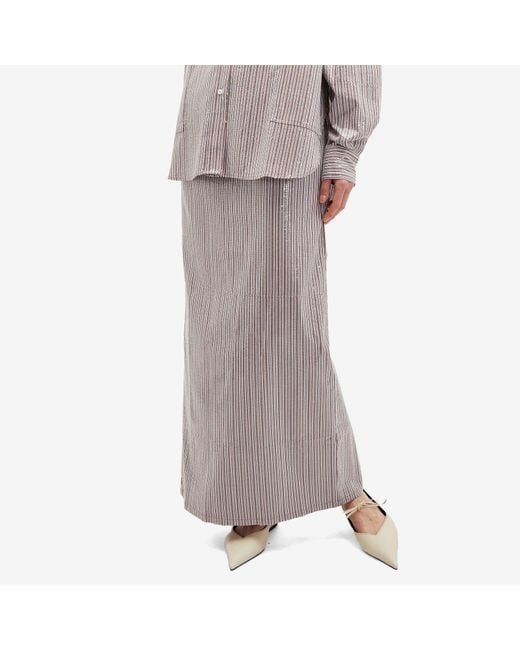 Saks Potts Gray Livia Sequin Skirt