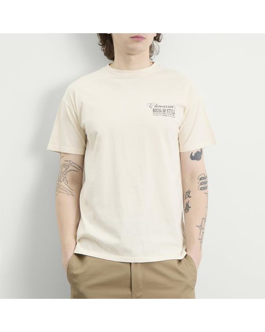 Willy Chavarria Natural House Of Style Easy T-Shirt for men