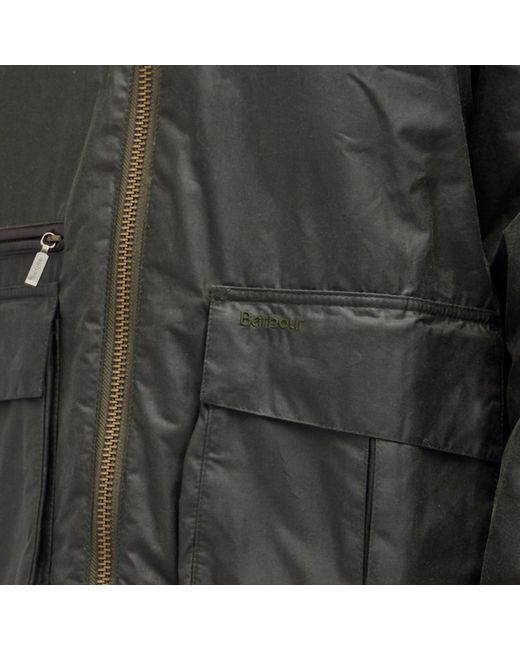 Barbour Heritage + Highfield Wax Jacket in Black for Men | Lyst