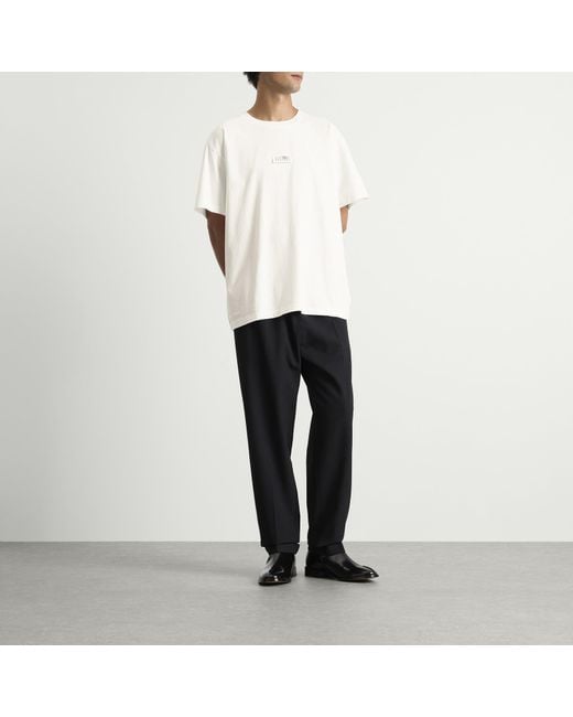 Maison Margiela White Mm6 Logo T-Shirt for men