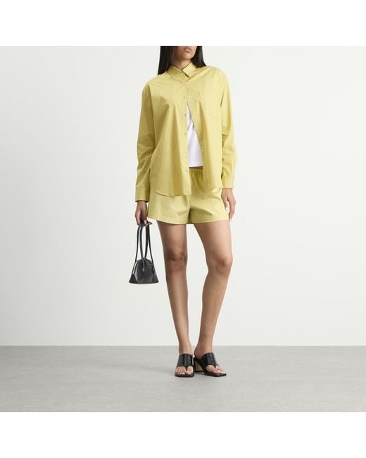 Leset Yellow Yoshi Classic Button Down Shirt