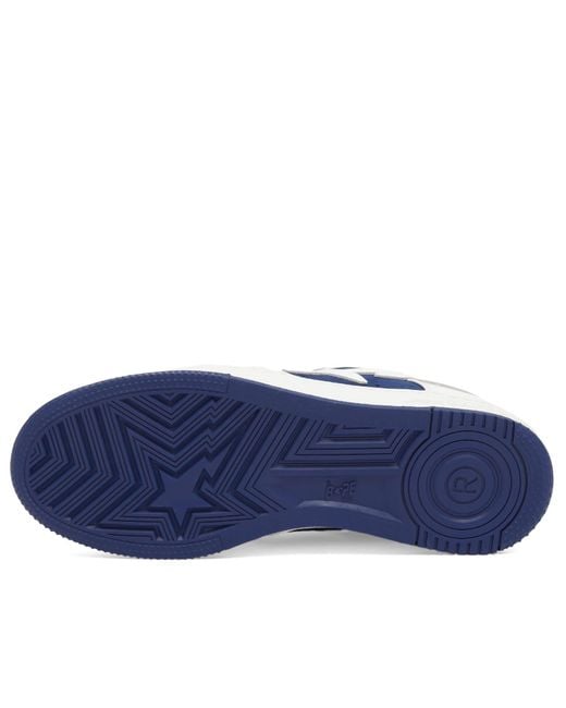 A Bathing Ape Blue Negative Bape Sta Sneaker for men