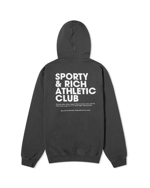 Sporty & Rich Black Exercise Often Hoodie