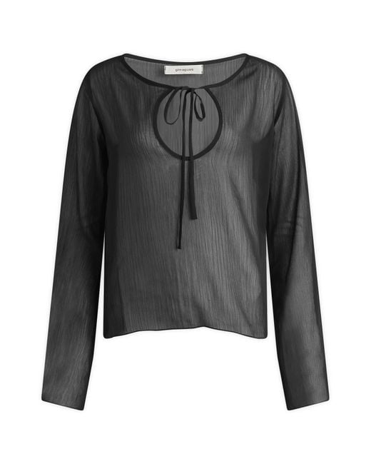 GIMAGUAS Delia Top in Black | Lyst