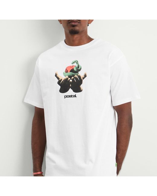 Postalco White Forbidden Fruit T-Shirt for men