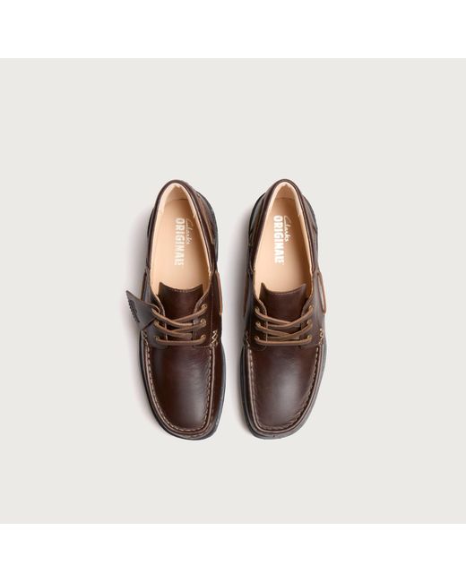 Clarks Brown Yukoner Boat for men