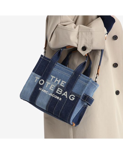 Marc Jacobs Blue The Denim Mini Tote Bag