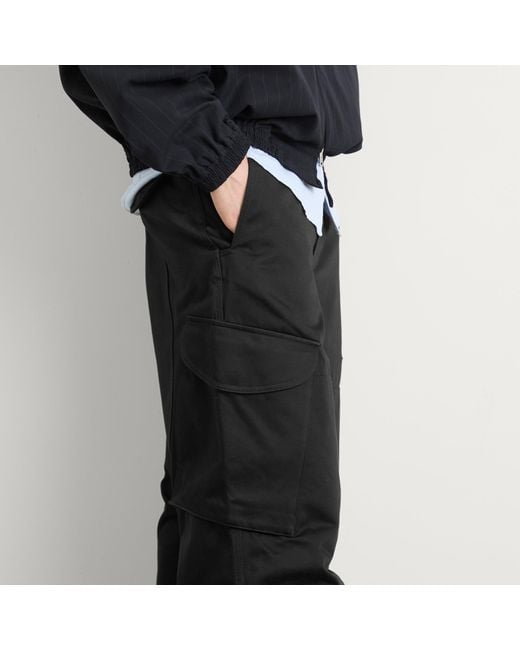Acne Gray Patsono Heavy Cotton Satin Trouser for men