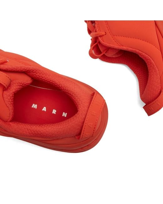 Hoka One One Red X Marni Bondi B3Ls Sneaker