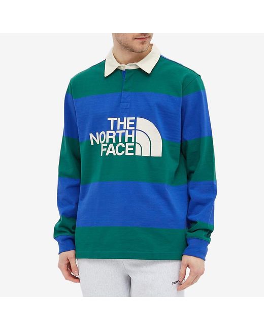 The North Face Color Block Rugby Polo in Blue for Men Lyst
