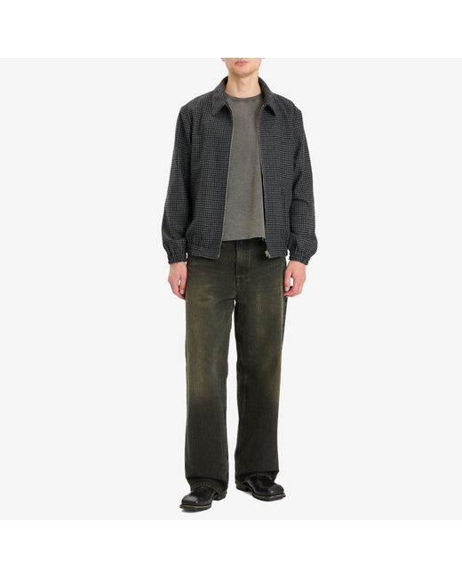 A.P.C. Black Gilbert Houndstooth Check Wool Jacket for men