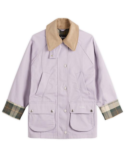 Barbour Purple Modern Beadnell Casual Jacket