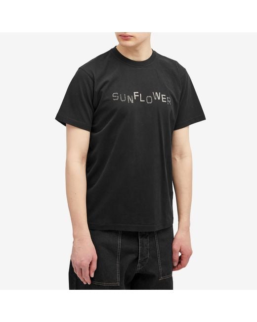 sunflower Black Logo T-Shirt for men