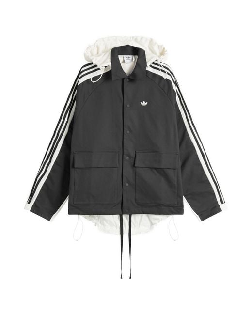 adidas Originals R3Cd Windbreaker Jacket in Black for Men