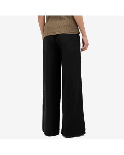 Rohe Black Rohe Elasticated Wide Leg Trousers