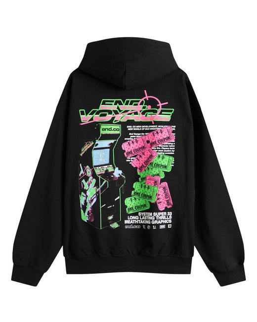 END. Black Coastal Arcade Voyage Hoody