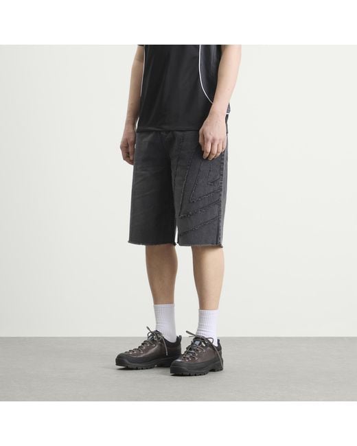 Umbro Gray Washed Drill Short for men