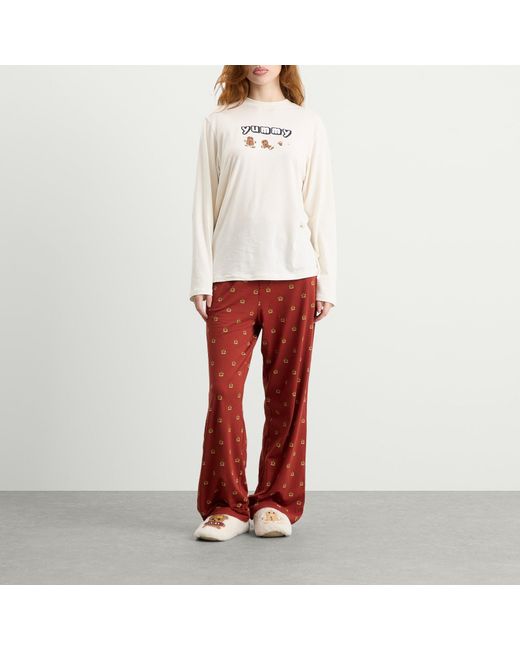 Skims Red X Cpfm Boyfriend Long Sleeve & Pant Set