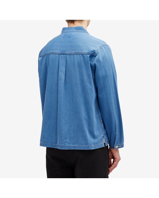Folk Blue Meyer Shirt Jacket for men