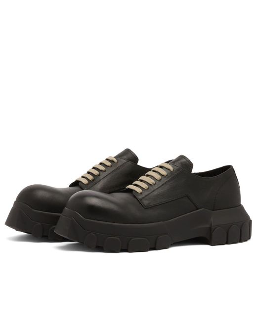 Rick Owens Black Hollywood Bozo Tractor Shoes for men
