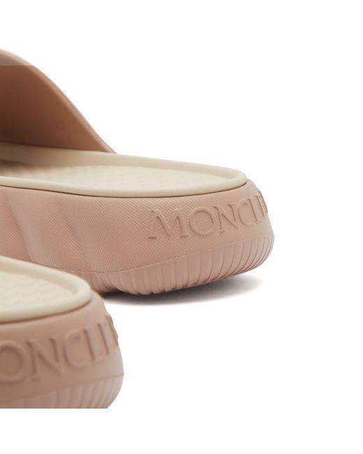 Moncler Pink Lilo Slides Shoes