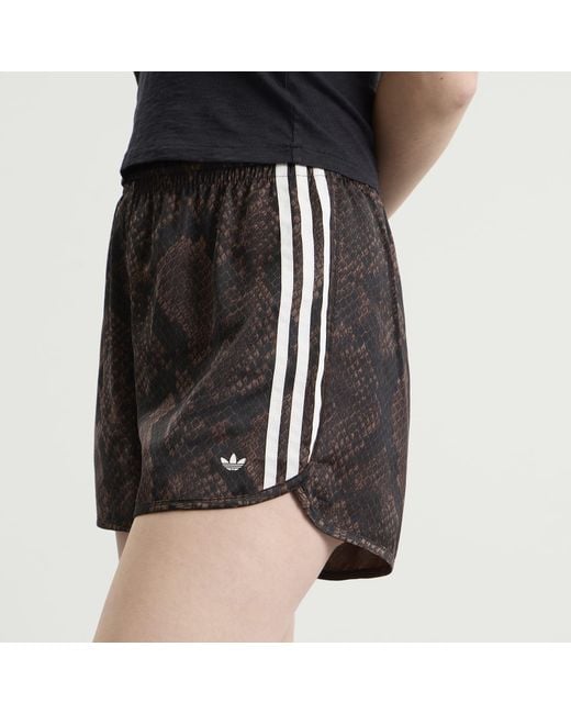 Adidas Black Satin Shorts