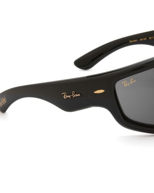 Ray-Ban Black X A$Ap Rocky Ultra Wrap 003 Sunglasses for men