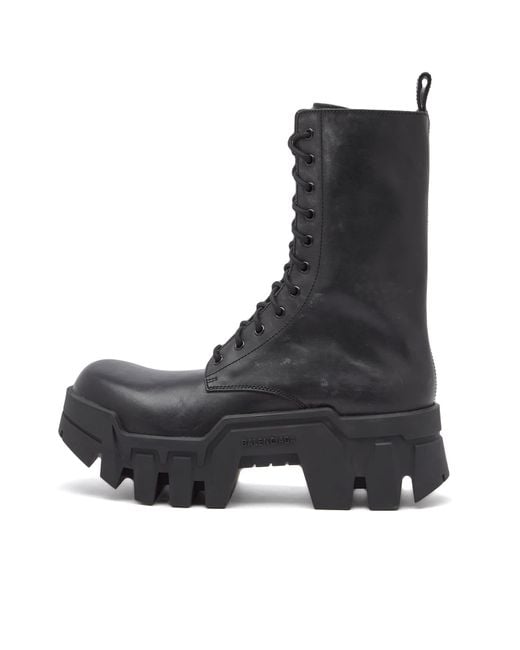 Balenciaga Black Bulldozer Boot for men