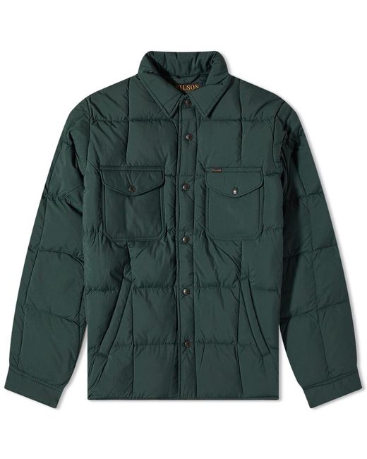 Filson Green Lightweight Down Jac-shirt for men