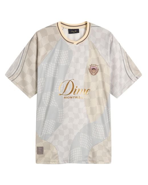 Dime Gray Checkered Home Jersey for men