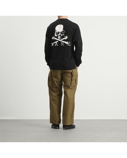 MASTERMIND WORLD Black "I Do Not Care" Long Sleeve T-Shirt for men