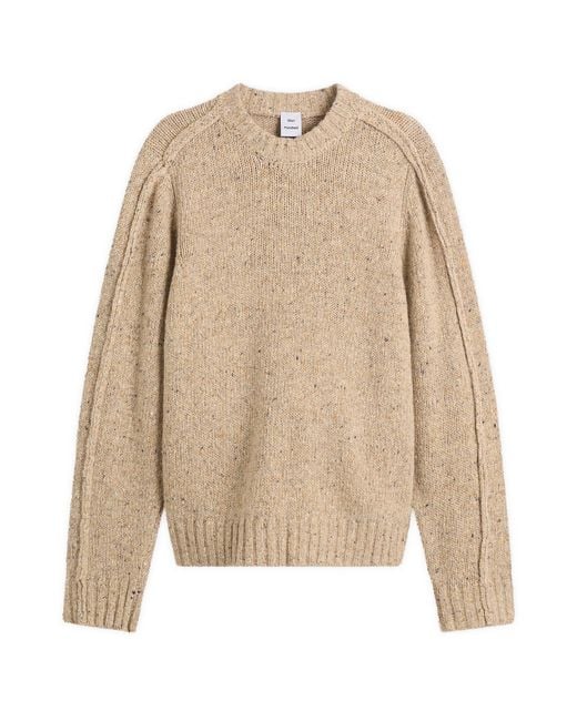 Won Hundred Natural Bently Reverse Seam Jumper for men