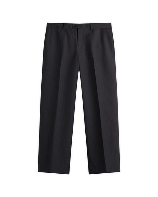Kaptain Sunshine Blue Shadow Stripe Trousers for men