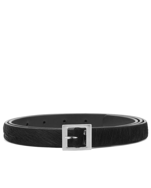 Rick Owens Stooges Leather Belt in Black for Men | Lyst