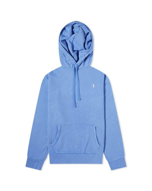 Polo Ralph Lauren Blue Loopback Hoodie for men