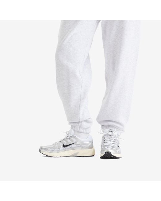 Nike White P-6000 Sneaker