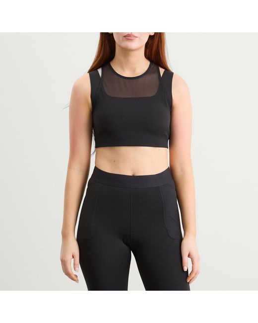 The North Face Black Refina Active Double-Layer Bralette