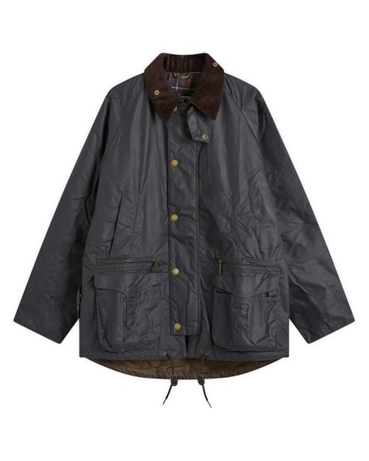 Barbour Black Heritage + Modified Beaufort Wax Jacket for men