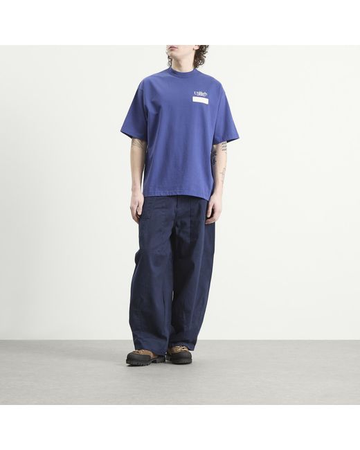 Unlikely Dry Goods Blue Team T-Shirt for men