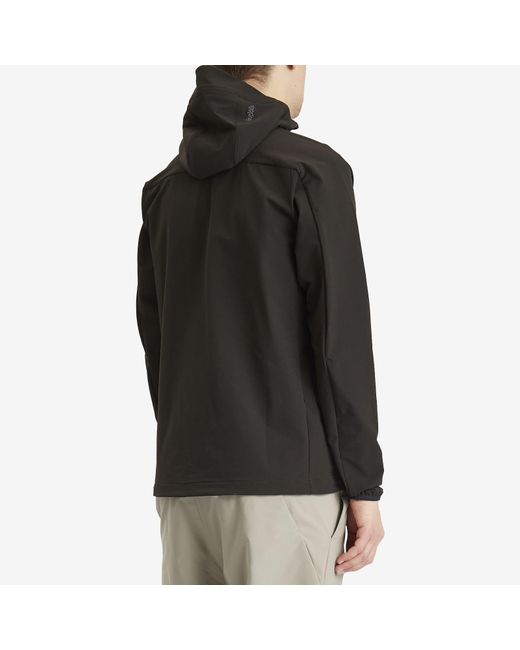 Haglöfs Black Rosson Softshell Hooded Jacket for men