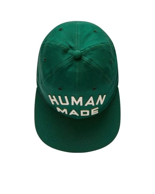 Human Made Green Font Cap for men