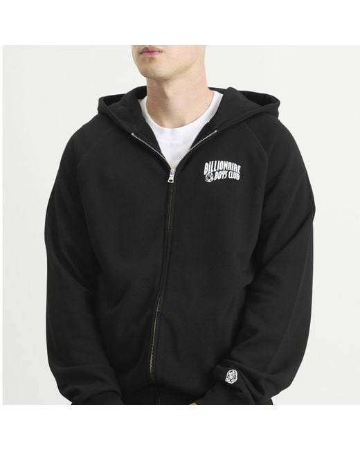BBCICECREAM Black Arch Logo Zip Through for men
